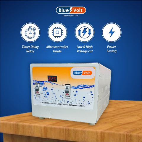 BVM1090C 10KVA 8000W 90V-300V With Changeover MCB/Powers Copper Wound