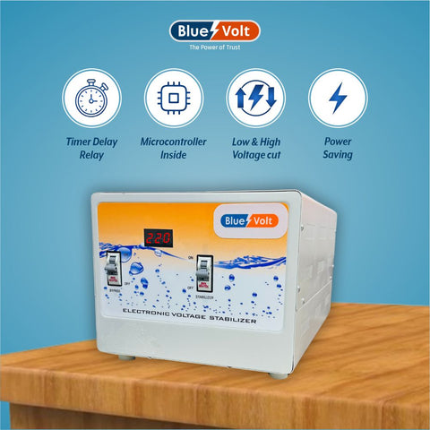 BVM1010A 10 KVA 8000W 110V – 280V With Changeover MCB/Powers